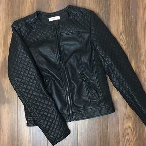 Camaieu Black Faux Leather Jacket